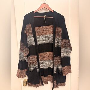 Free people boho oversize cardigan